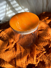 Load image into Gallery viewer, JOY Orange 🍊 Marble 14 oz Glass Storage Jars with Lid
