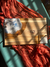 Load image into Gallery viewer, Ocean Marble Acacia Wood Tray
