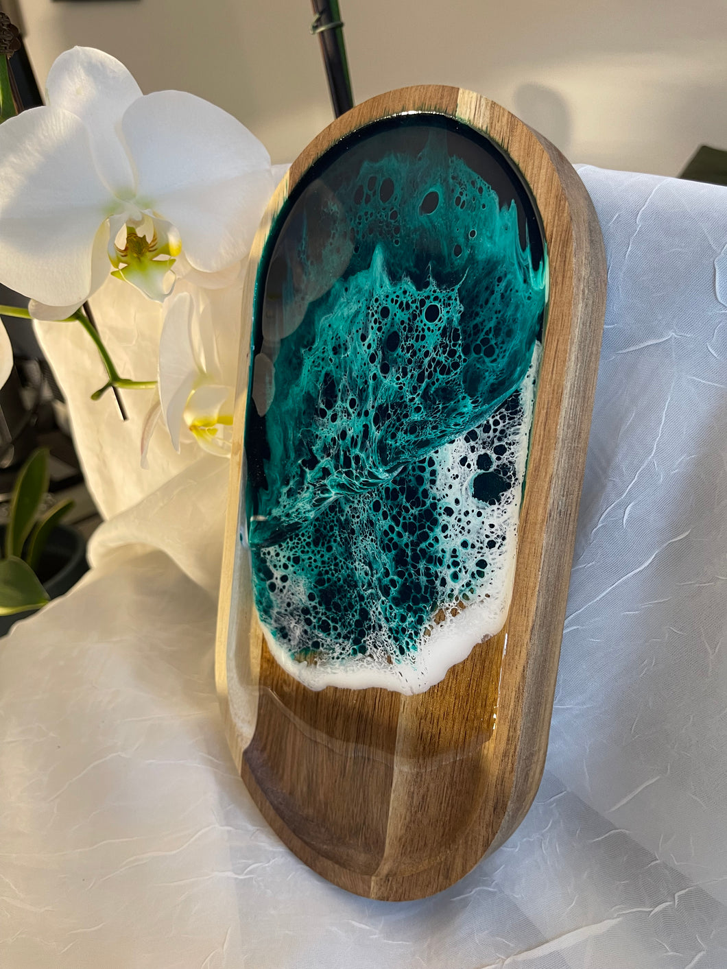 Deep Green Ocean Tray