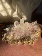 Load image into Gallery viewer, JOY Marble Quartz Crystal Serving Board
