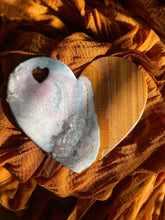 Load image into Gallery viewer, LOVE Purple Marble Heart Mini Serving Board
